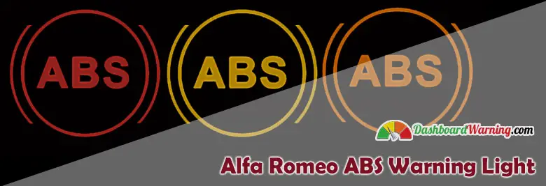 Alfa Romeo ABS Warning Light Meaning