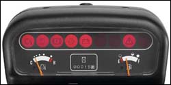 nissan forklift warning lights symbols