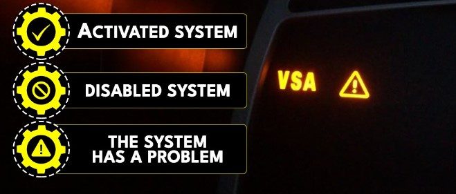 Signs that your vehicles VSA isnt functioning properly