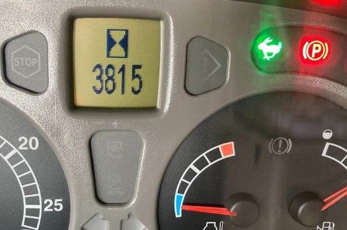 What are the meanings of case tractor warning lights