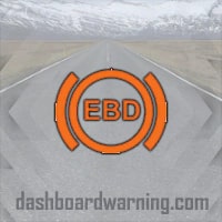 BMW 228 EBD Warning Light