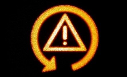 What is a BMW Yellow Triangle Warning Light