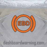 Chevrolet Orlando EBD Warning Light