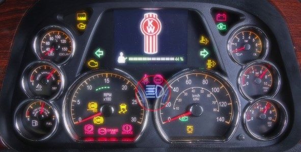 Colors of Kenworth Dash Warning Lights and They Meaning