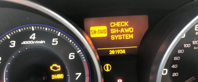 How to Reset the Acura Sh Awd Warning Light