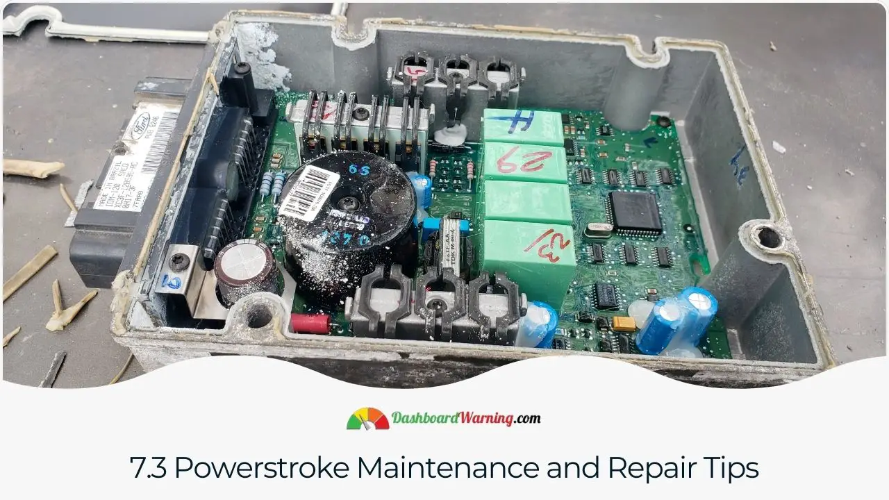 Advice on maintaining and repairing a 7.3 Powerstroke engine to ensure optimal performance and longevity.