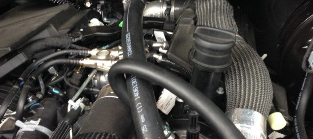 How is a P04db Crankcase Ventilation System Connected