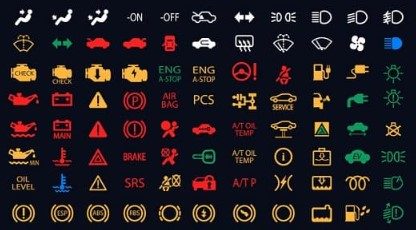 International Truck Dashboard Symbols and Color Identification