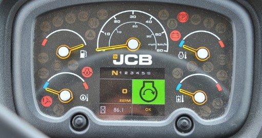 JCB Loader Dashboard Warning Lights And Symbols