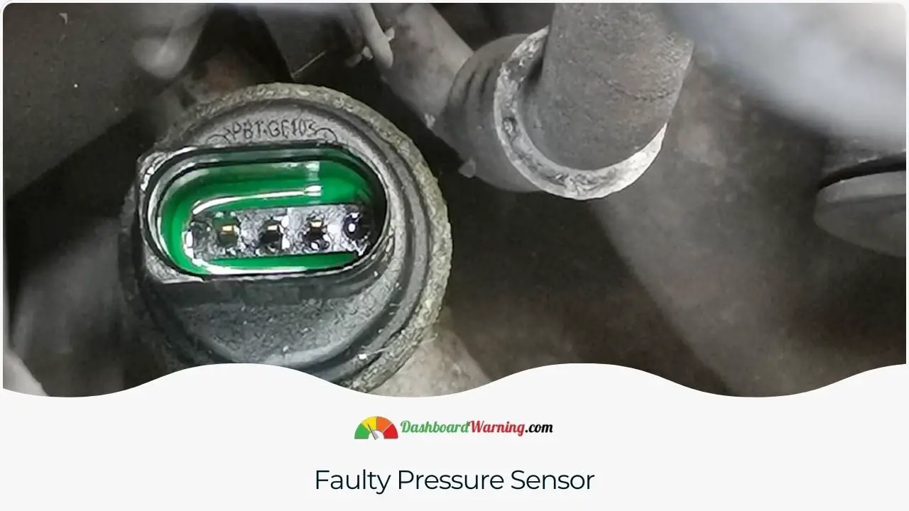 The role of a faulty pressure sensor in air conditioning malfunctions.