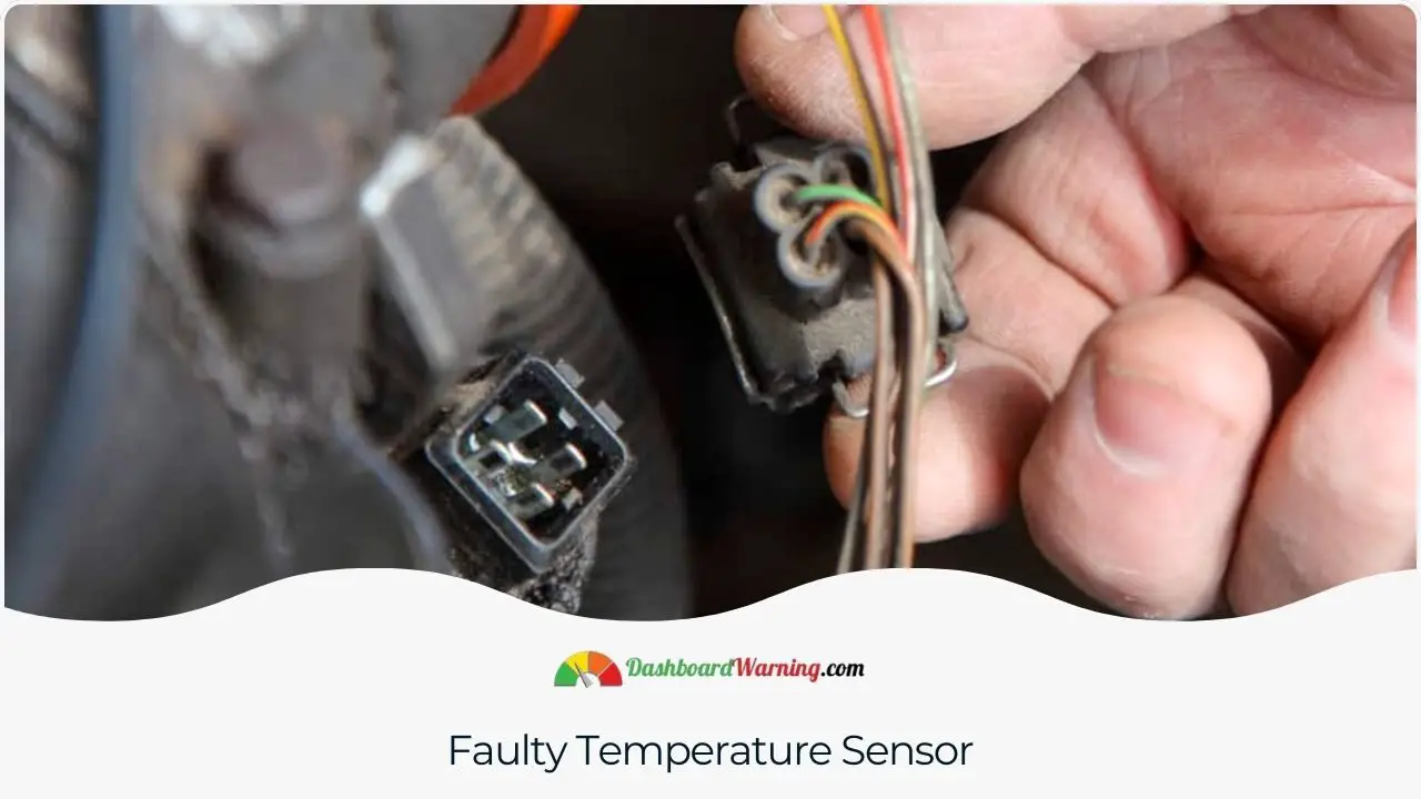 How a faulty temperature sensor can cause air conditioning problems.