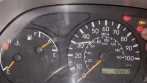 Dashboard Timing Belt Warning Light On