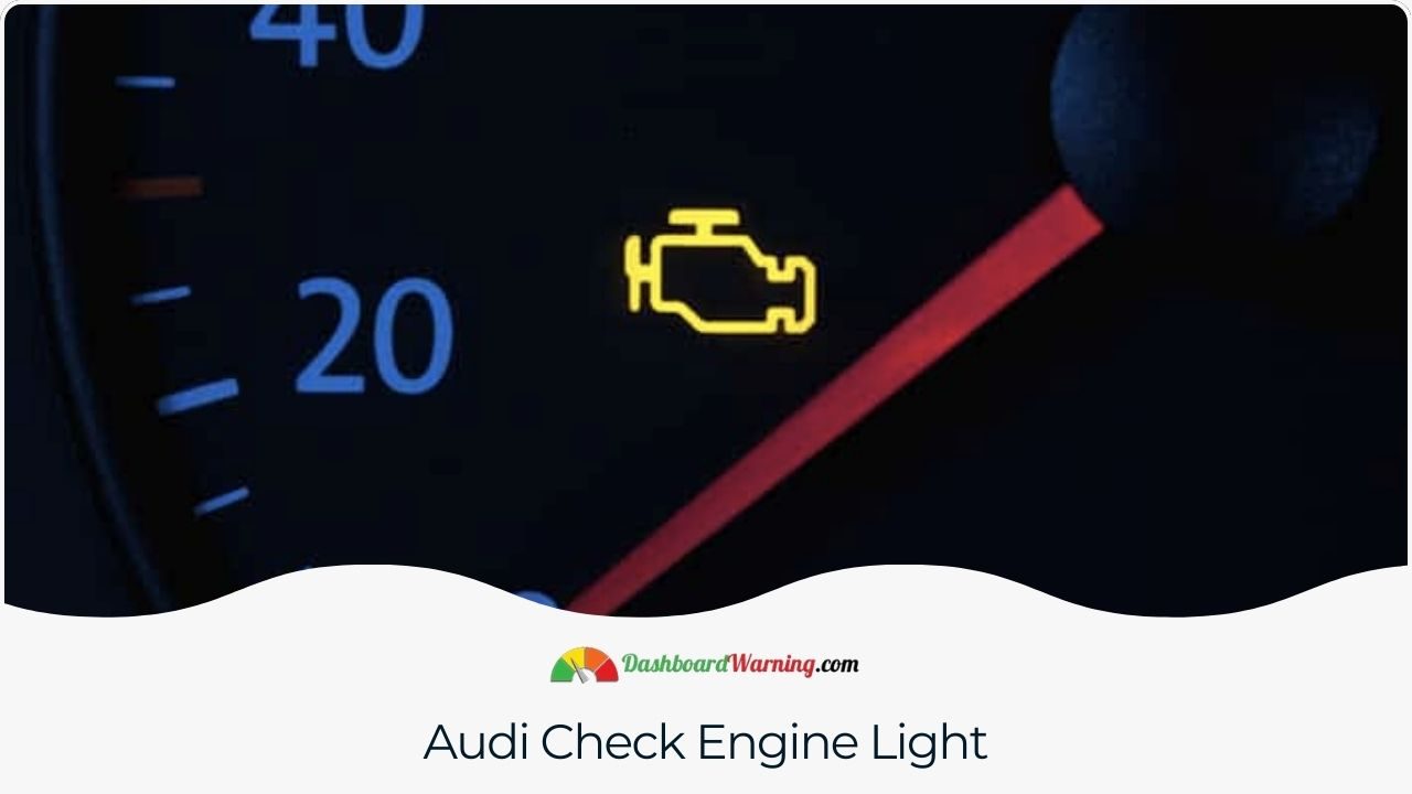 Audi Check Engine Light - Common Causes