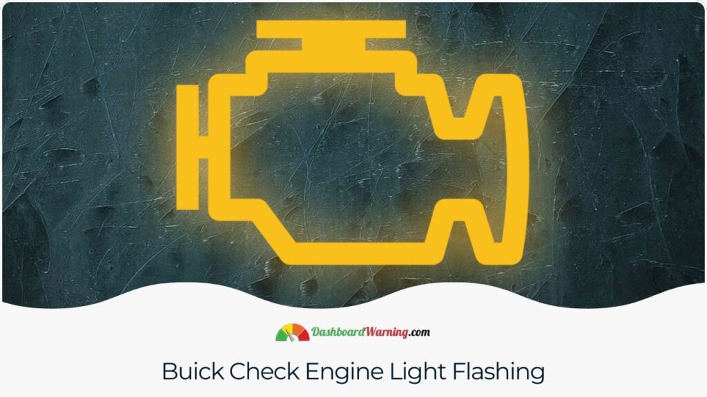 buick check engine light flashing