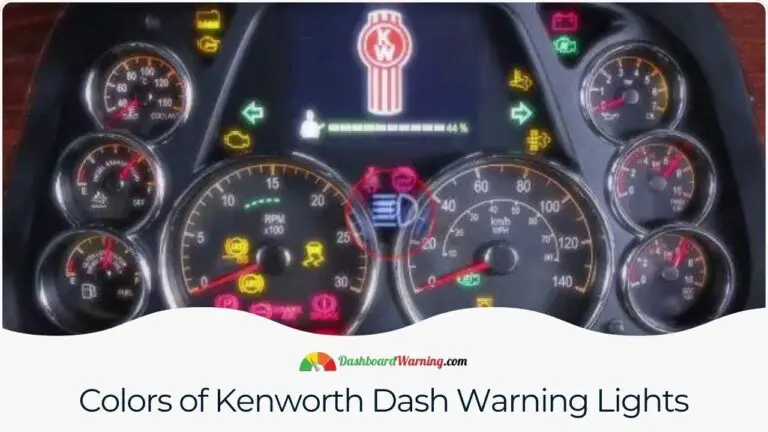 Kenworth Dash Warning Lights Meaning and Symbols (Detailed)