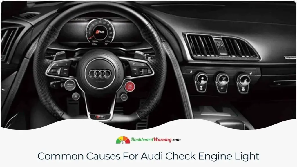 audi a4 check engine light blinking car shaking