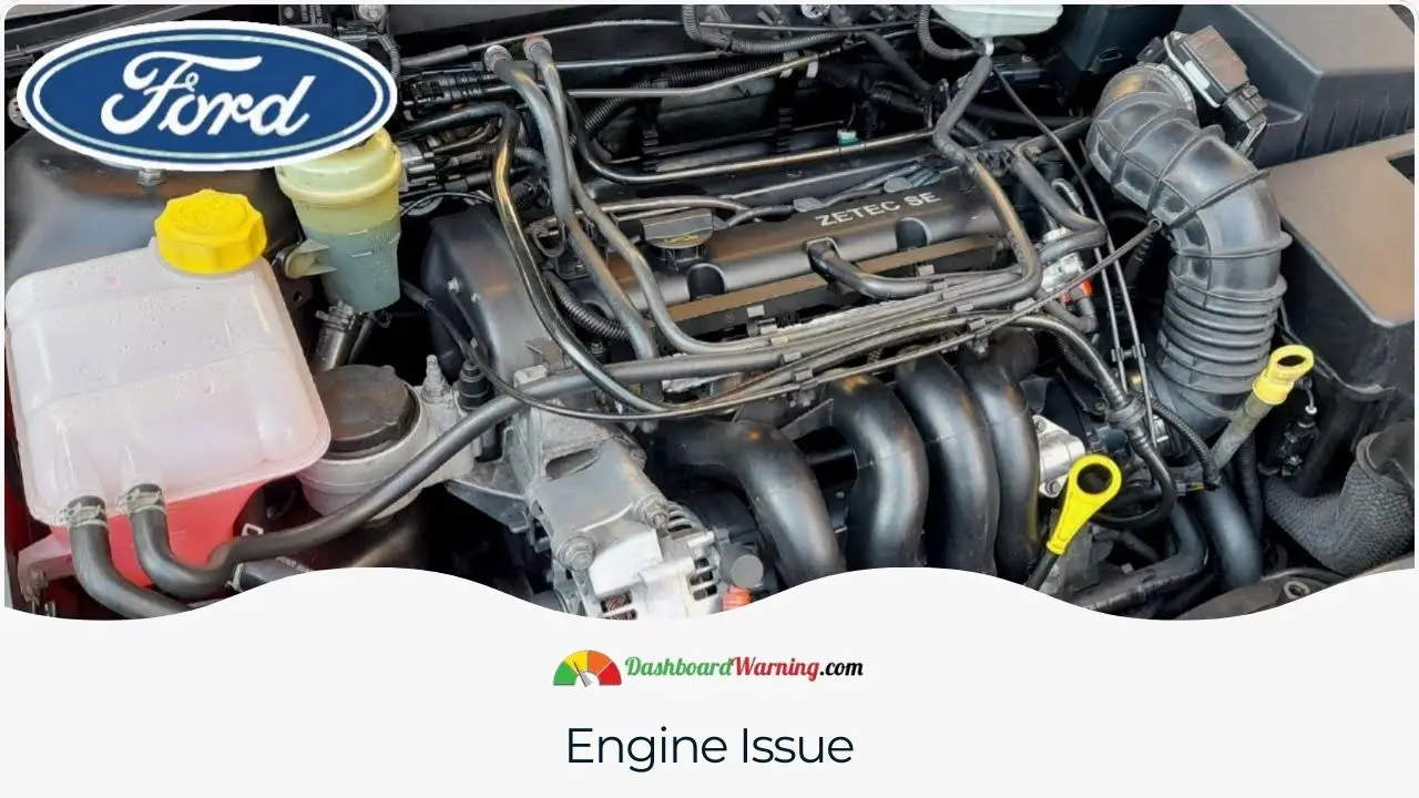 Common engine-related problems in certain Ford Focus models.