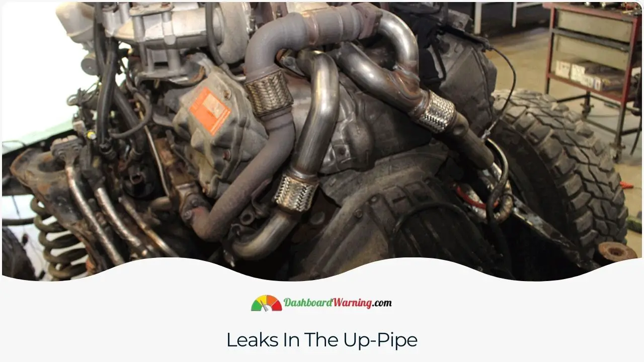Specific years where the 6.4 Powerstroke engine had issues with up-pipe leaks.