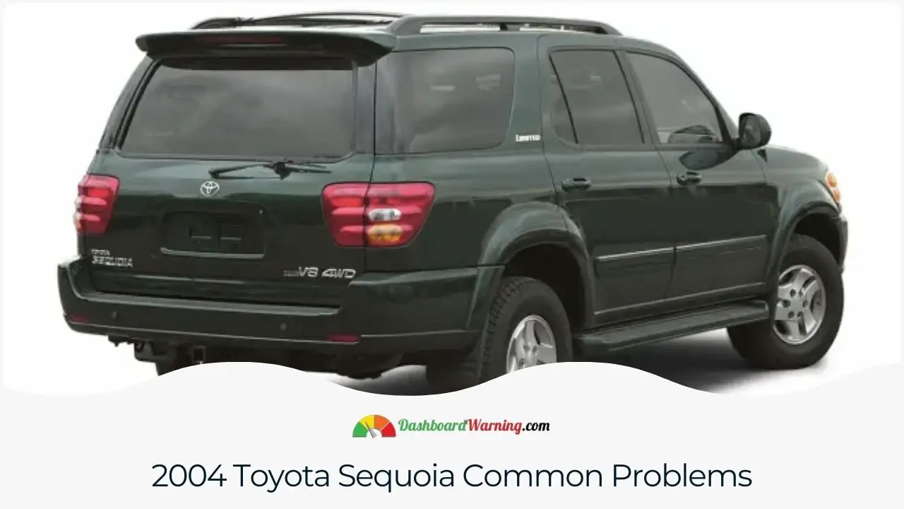 Overview of prevalent problems in the 2004 Toyota Sequoia, focusing on areas of potential concern for owners.
