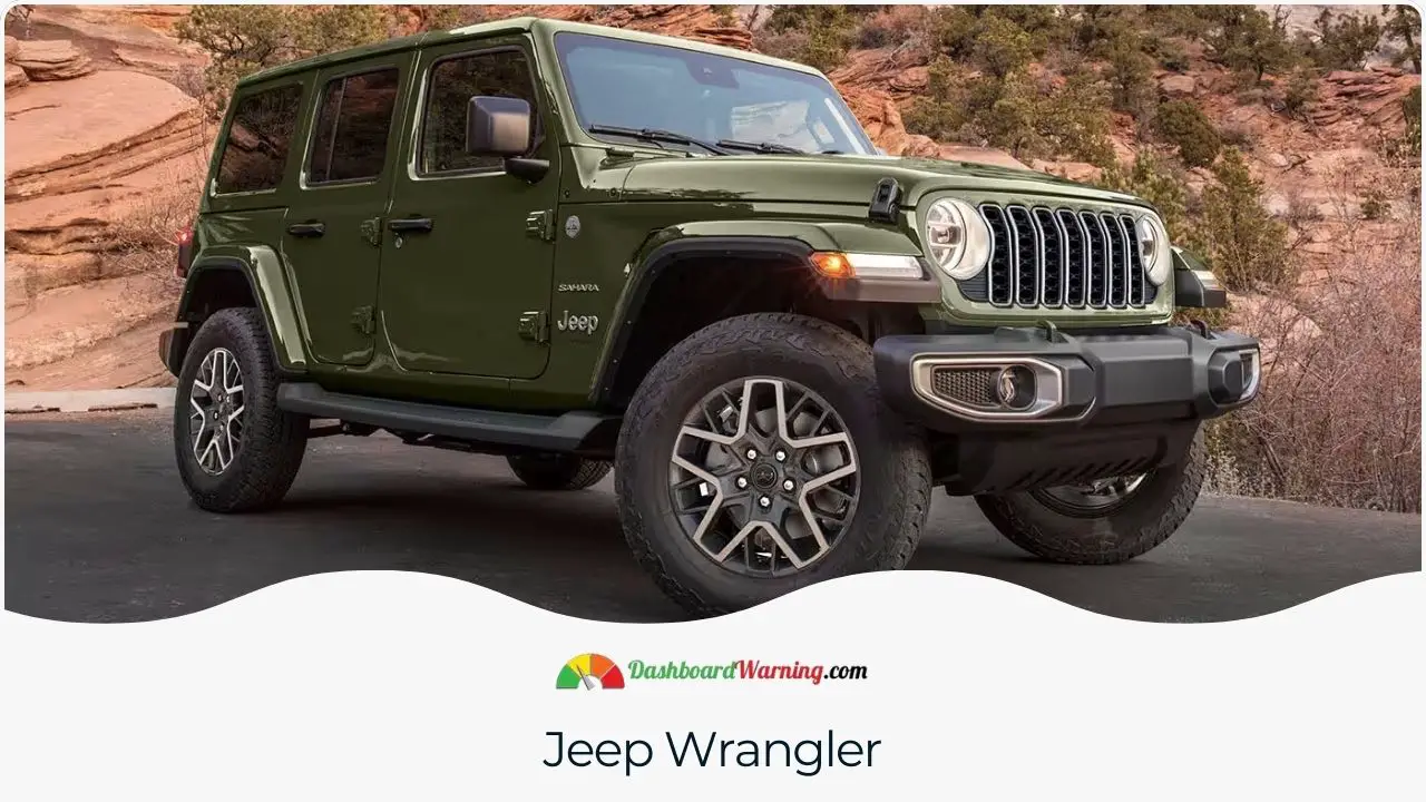 The Jeep Wrangler is an iconic off-roader offering unmatched versatility for the trails and mountains of Colorado.