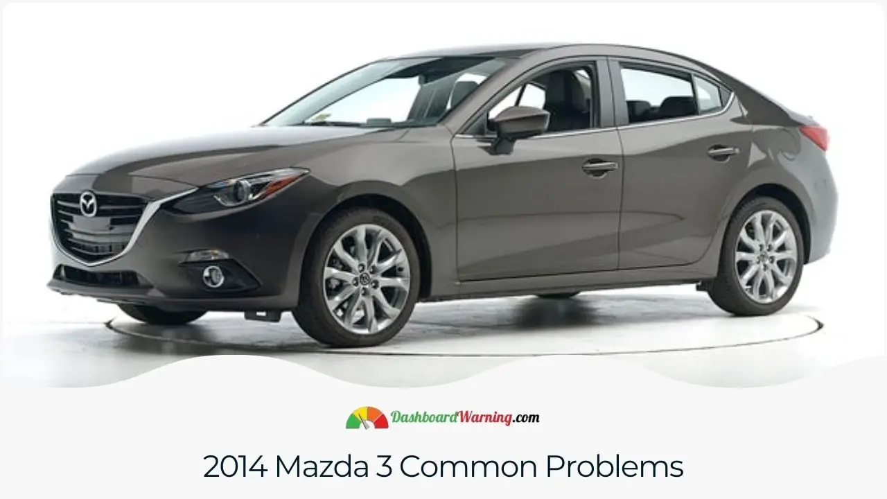 A list of typical problems associated with the 2014 Mazda 3.