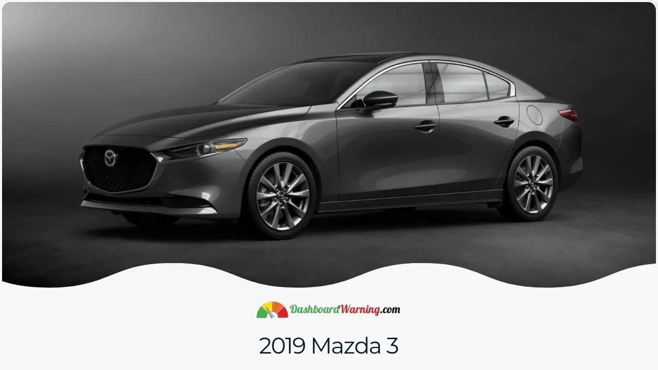 Details about the design, technology, and reliability of the 2019 Mazda 3.
