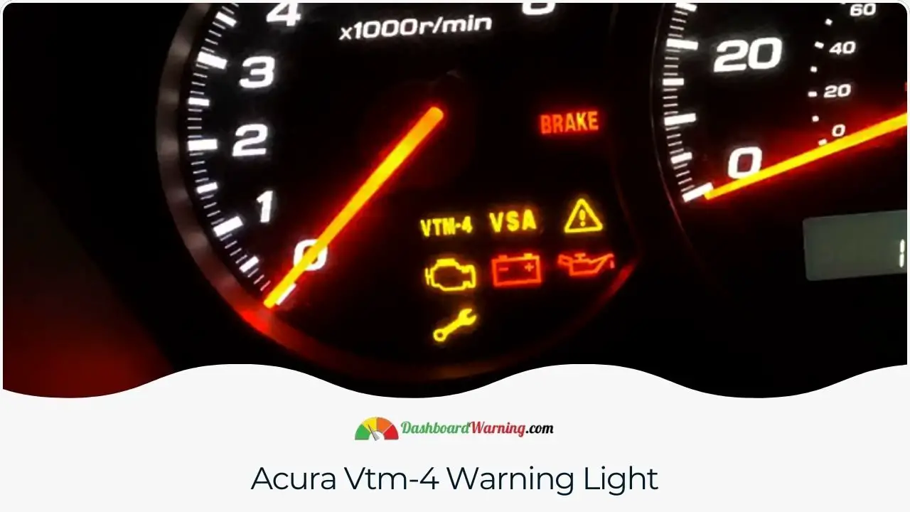 Acura Vtm-4 Warning Light