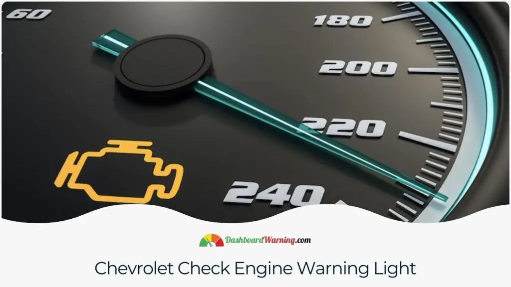 Chevrolet Check Engine Warning Light On - Why?