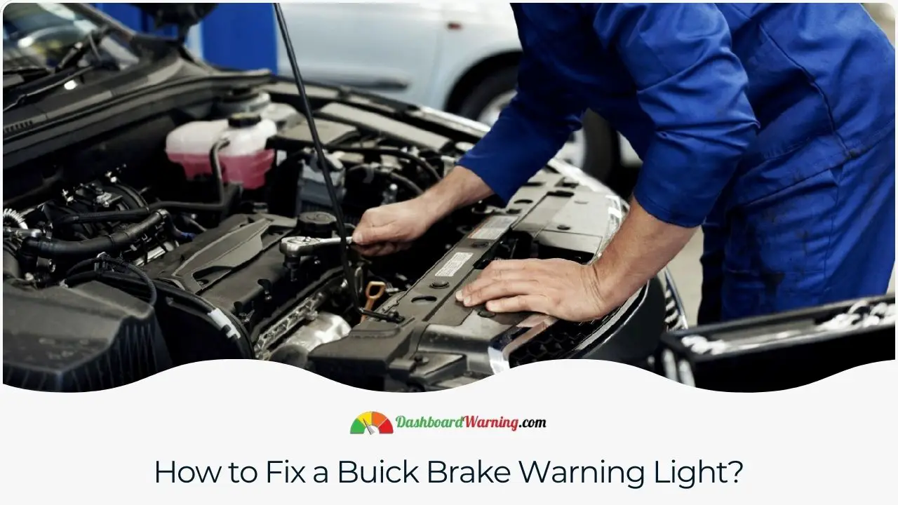 A guide to troubleshooting and resolving issues causing the brake warning light to activate in a Buick.