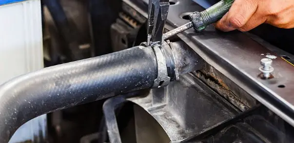 Radiator Hose Leak At Clamp