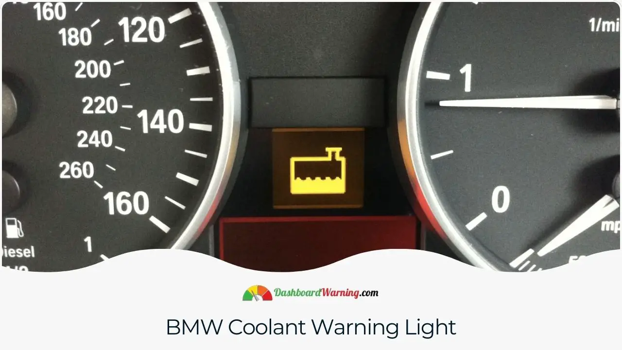 BMW Coolant Warning Light
