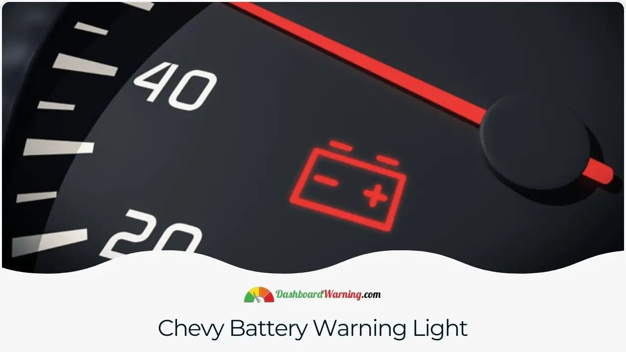Chevy Battery Warning Light