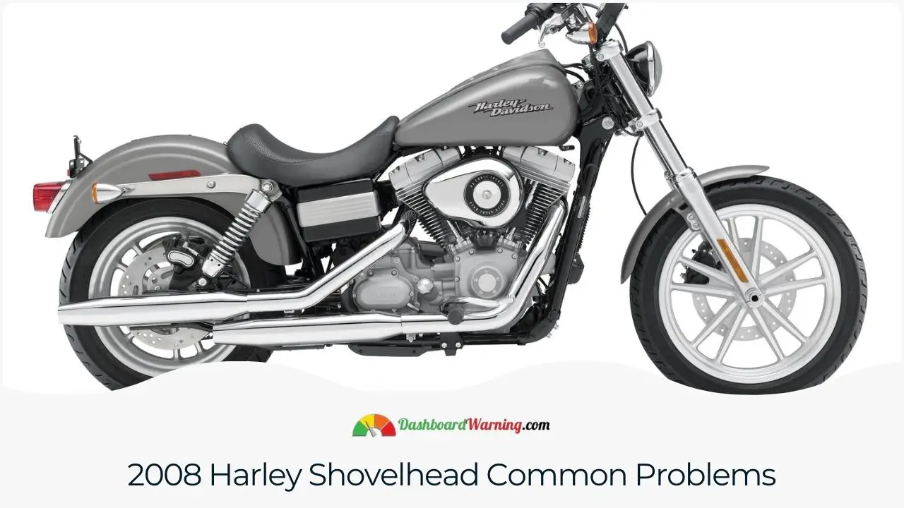 Overview of typical issues the 2008 Harley Shovelhead faced, including mechanical and electrical problems.