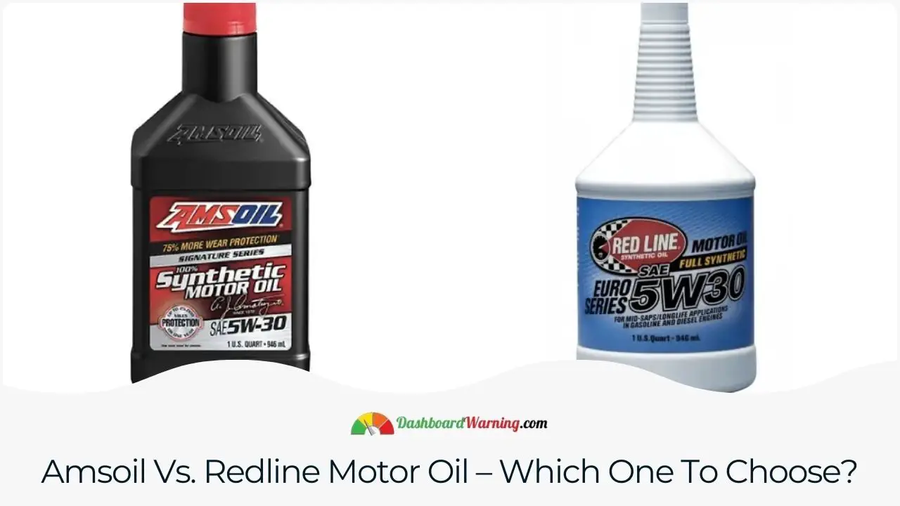 An analysis to help determine the better choice between Amsoil and Redline motor oils based on various factors.