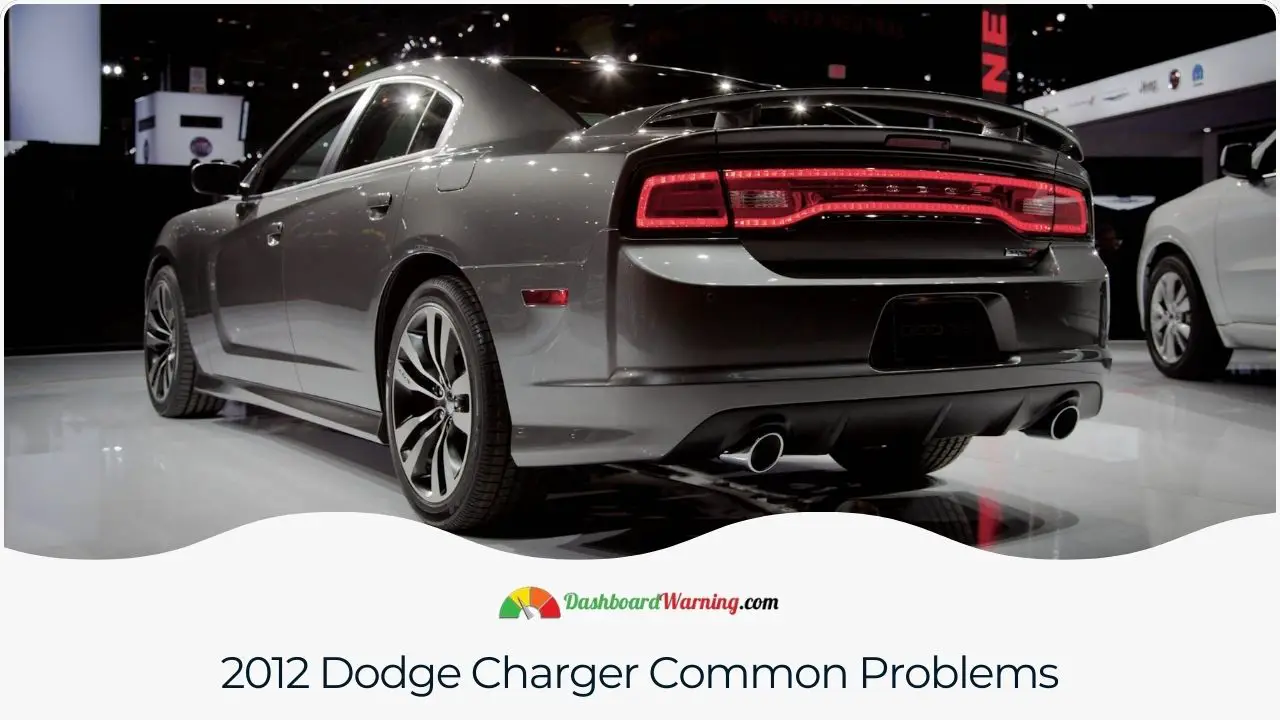 Common challenges and faults reported in the 2012 Dodge Charger, including transmission and electrical issues.