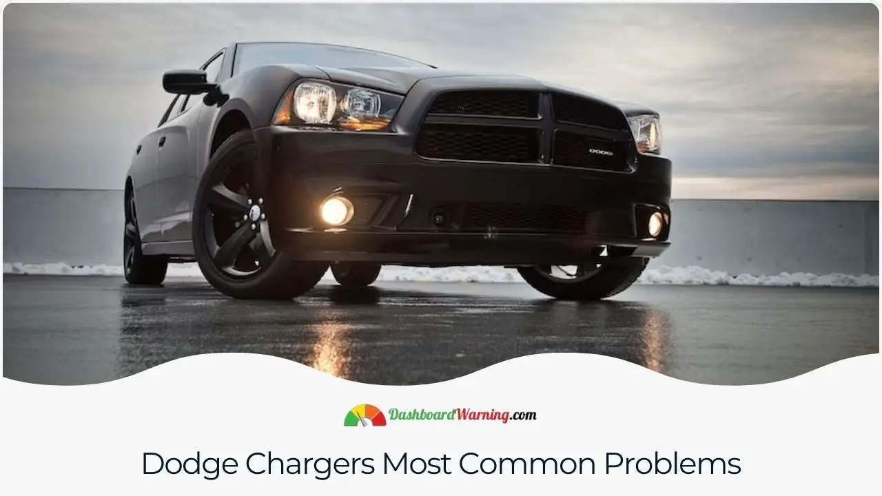 Compilation of the most frequently reported problems across various Dodge Charger model years.