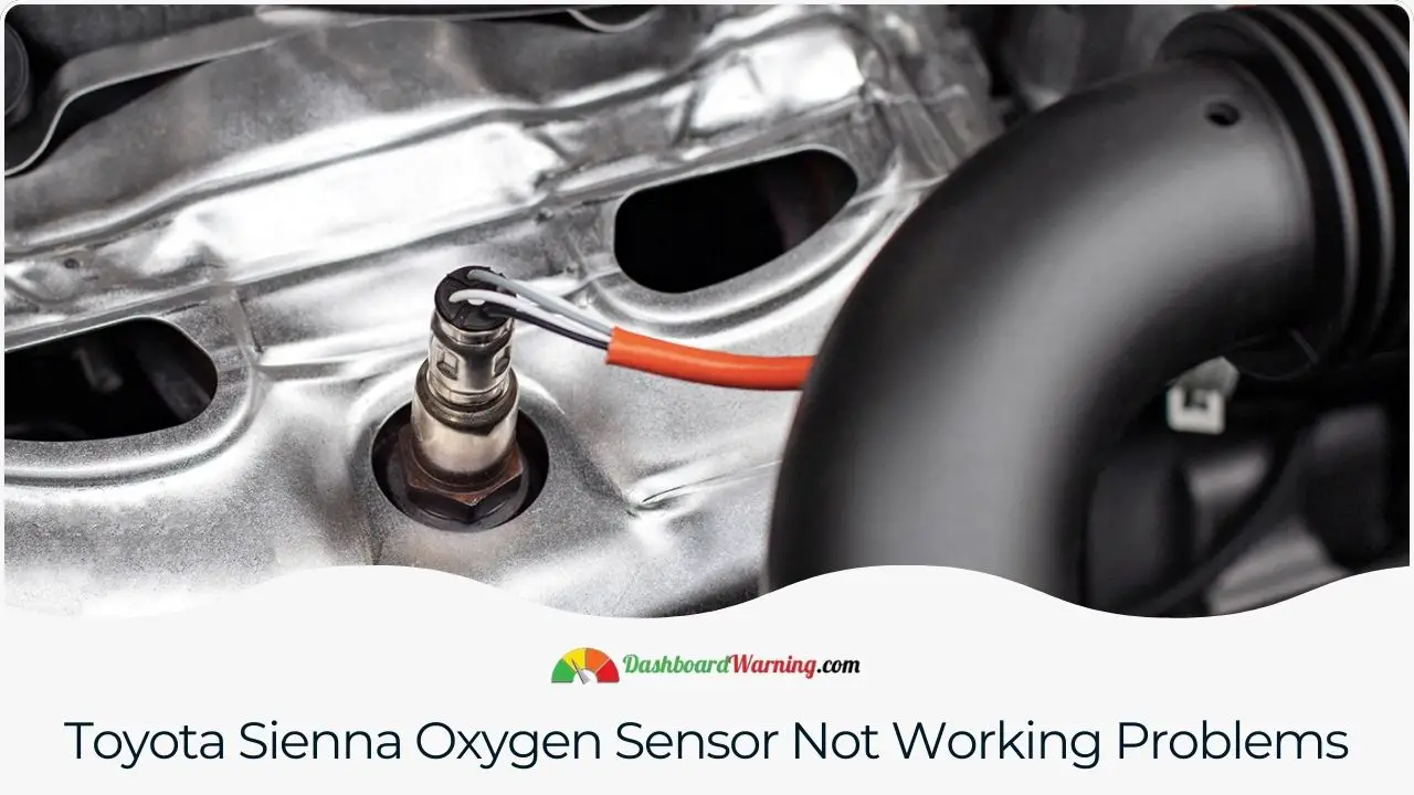 An overview of problems related to malfunctioning oxygen sensors in the Toyota Sienna.