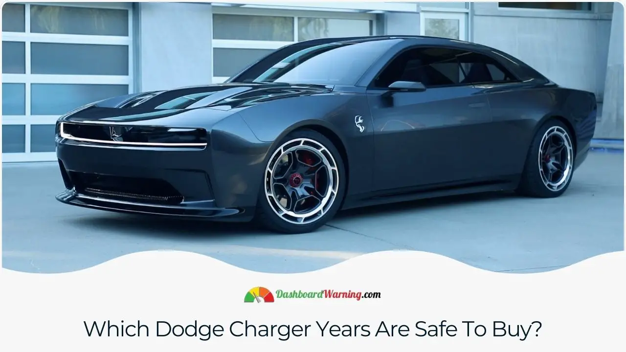 Recommendations for Dodge Charger model years that are generally considered reliable and a good choice for buyers.