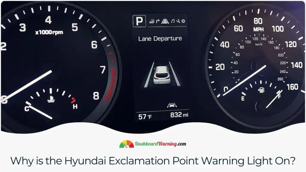 Hyundai Elantra Exclamation Point Warning Light On - Why?