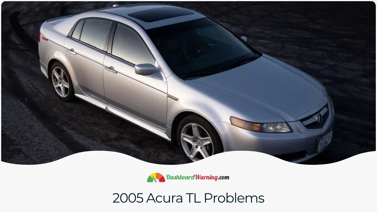 A rundown of typical problems encountered in the 2005 Acura TL.