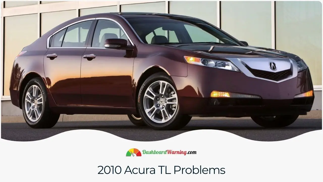 A detailed description of common problems in the 2010 Acura TL.