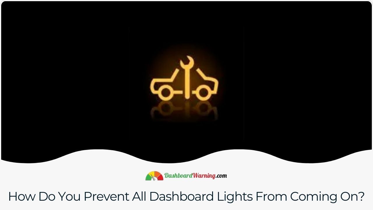 Tips on maintenance and practices to minimize the risk of all dashboard lights coming on simultaneously.