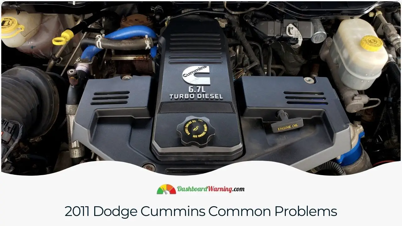 Detailed description of common issues found in the 2011 Dodge Cummins.