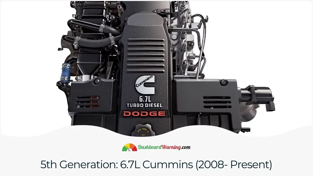 Overview of the 5th generation 6.7L Cummins models from 2008 to the present.