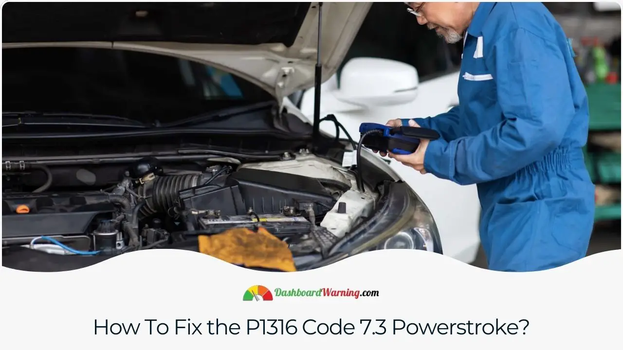 A guide on diagnosing and resolving the P1316 code issue in the 7.3 Powerstroke engine.