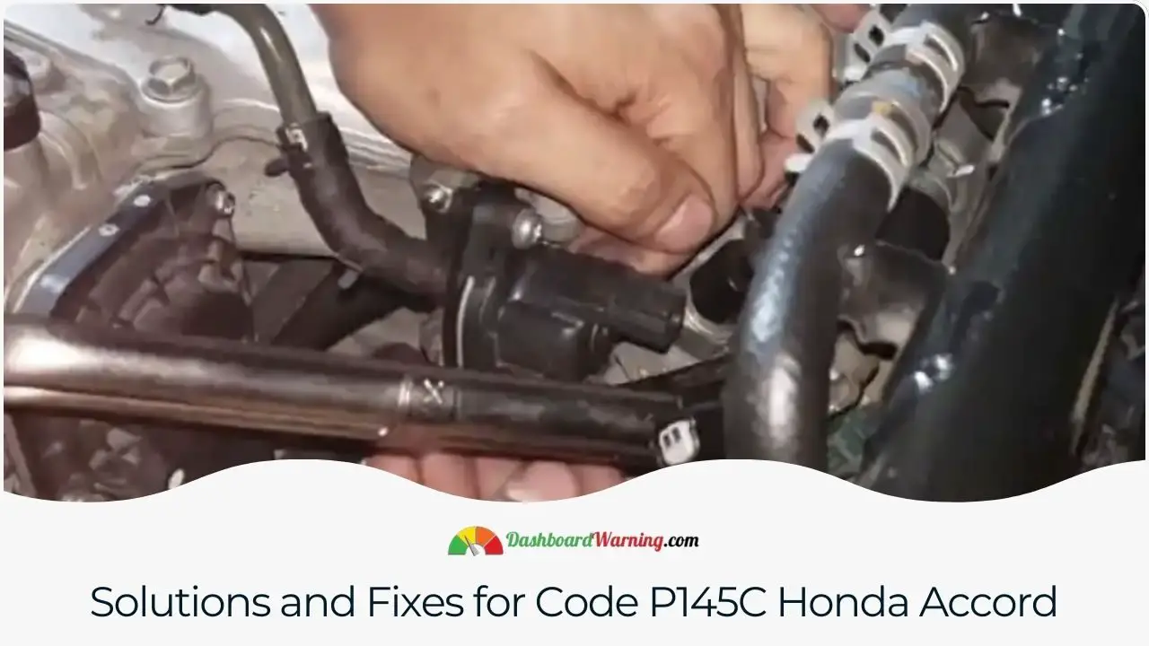 A compilation of effective methods and solutions for addressing the P145C code in a Honda Accord.