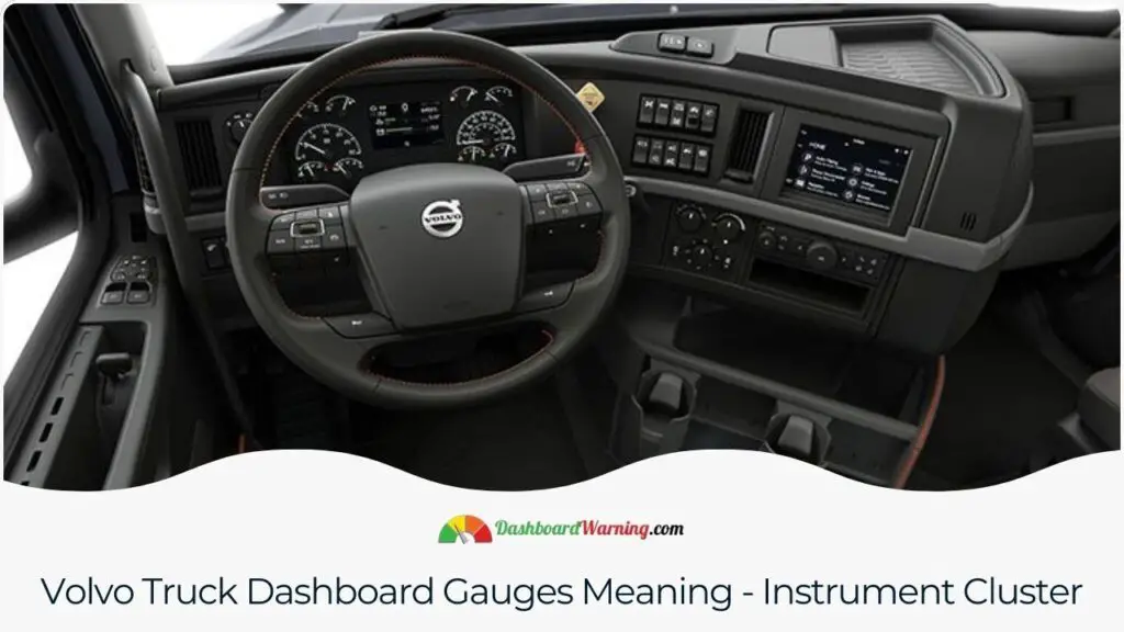 Volvo Truck Dashboard Gauges Meaning - Instrument Cluster