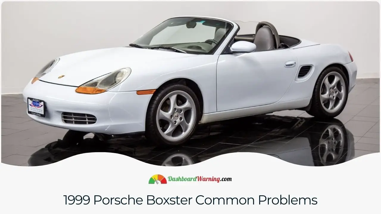 Overview of typical issues encountered with the 1999 Porsche Boxster, including engine and electrical problems.