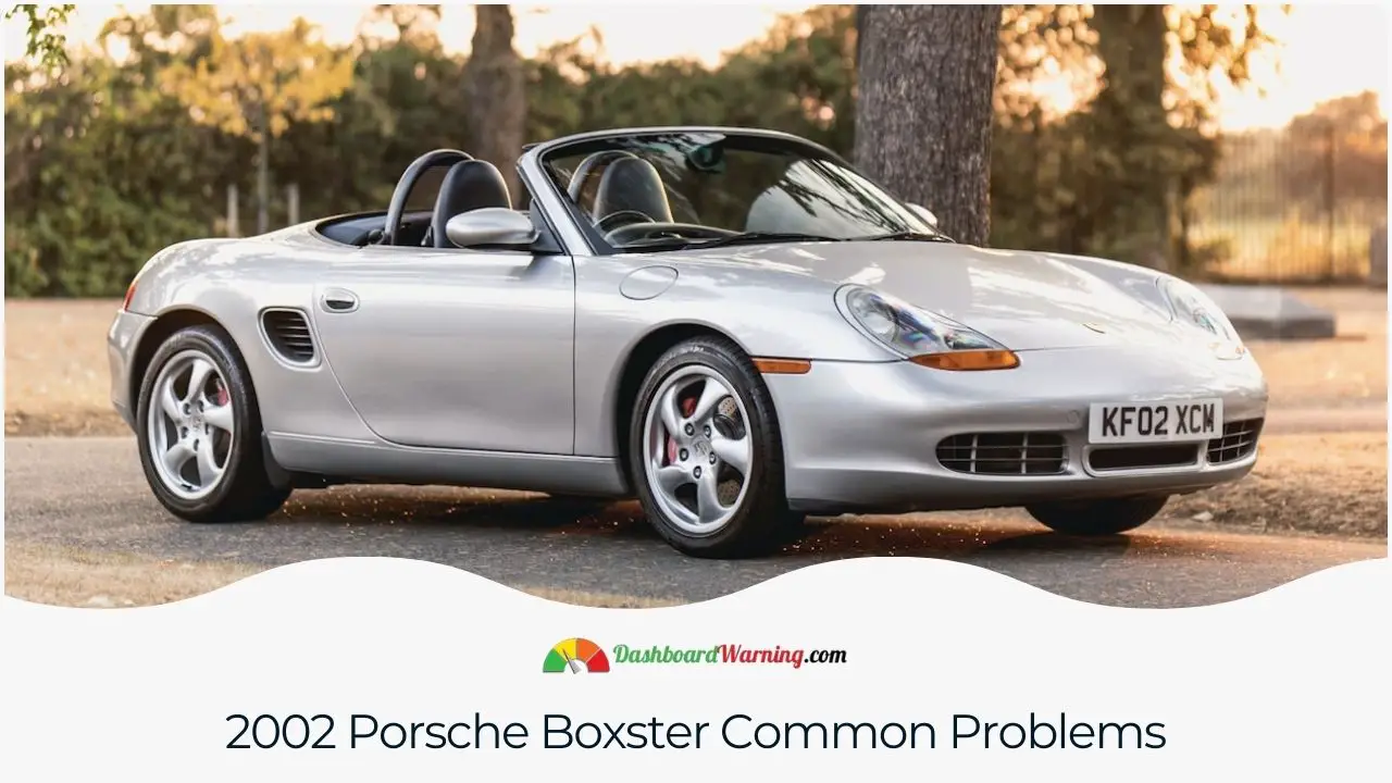 Overview of prevalent problems in the 2002 Porsche Boxster, focusing on engine reliability and electrical systems.