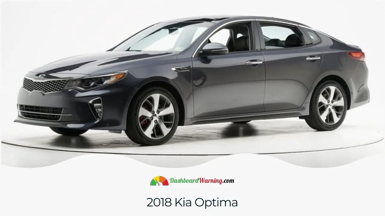 Description of the 2018 Kia Optima, focusing on updates and improvements from previous years.